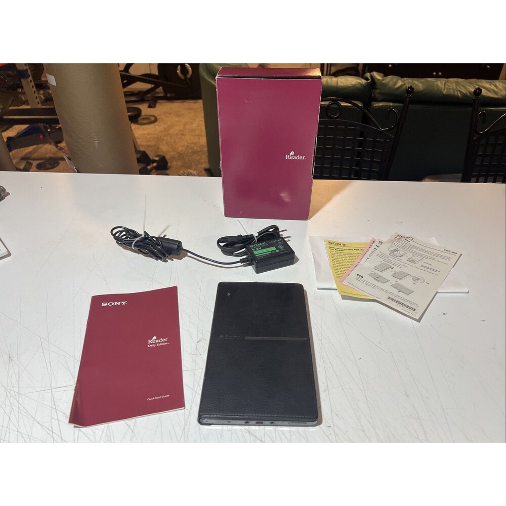 Tested & Working Sony Reader PRS-900 Daily Edition Digital E-Reader & Stylus